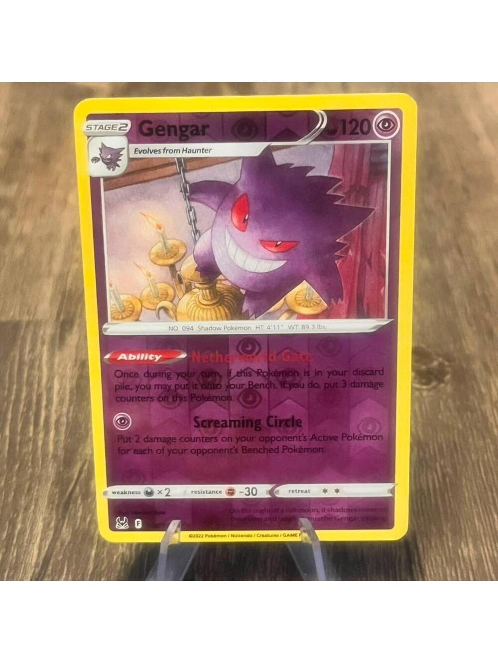 Gengar 120 HP TG06 - Lost Origin 2022 Holo Rare